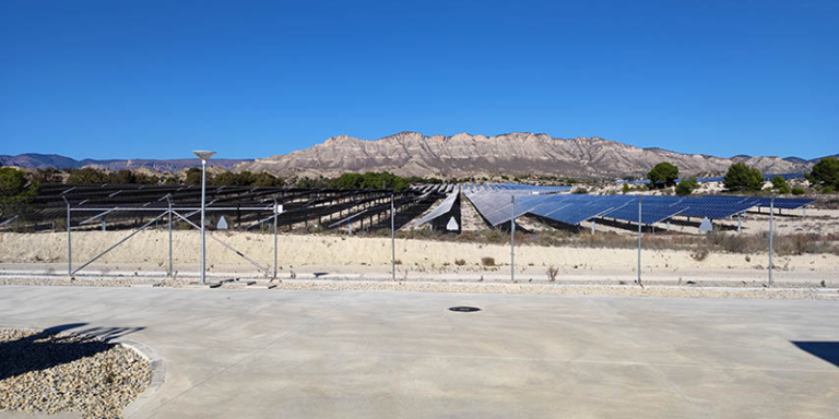 Huerto fotovoltaico.