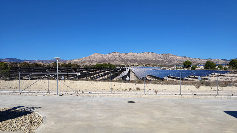 Huerto fotovoltaico.