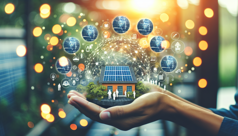 Esquema de Servicios Energéticos en Energía Solar: Una visión integral para la optimización de recursos y la eficiencia energética. Esquema representando la integración de Servicios Energéticos en Energía Solar para eficiencia y ahorro energético.