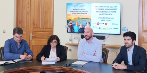 La comunidad energética TEK Eibar reúne 217 socios para reducir su factura eléctrica
