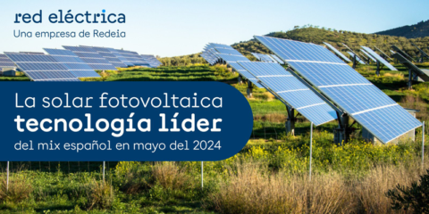 La fotovoltaica lidera por primera vez el mix eléctrico nacional, con el 23,8% del total en mayo