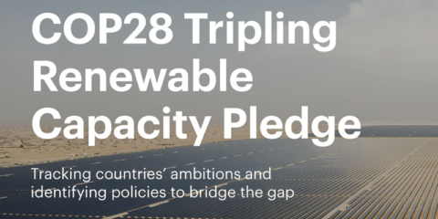 Los países deben actualizar sus planes climáticos en línea con el objetivo de triplicar las renovables