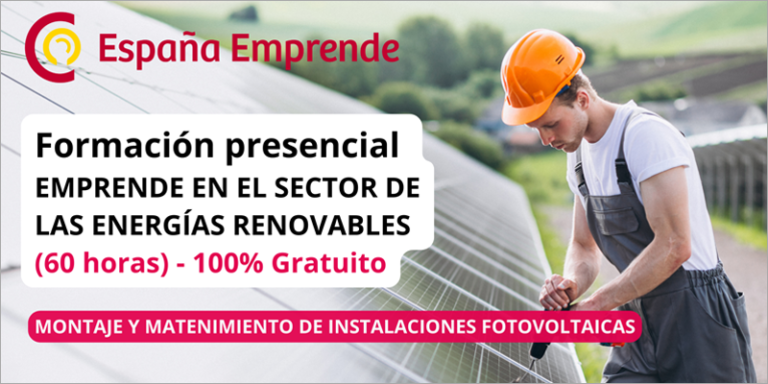 Curso de montaje y mantenimiento de instalaciones fotovoltaicas.