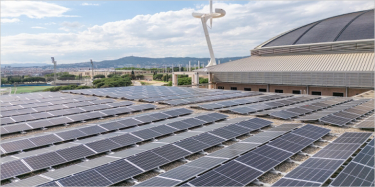 Cubierta fotovoltaica.