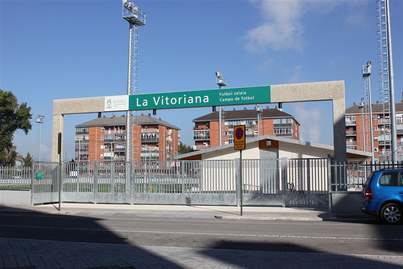 Campo de fútbol de La Vitoriana.