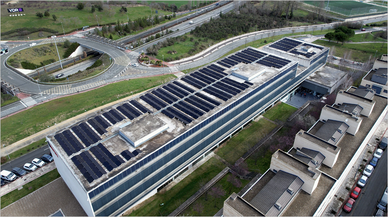 Planta fotovoltaica para autoconsumo del Edificio Cabárceno.