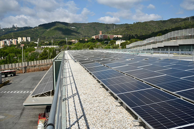 Planta fotovoltaica en Horta.