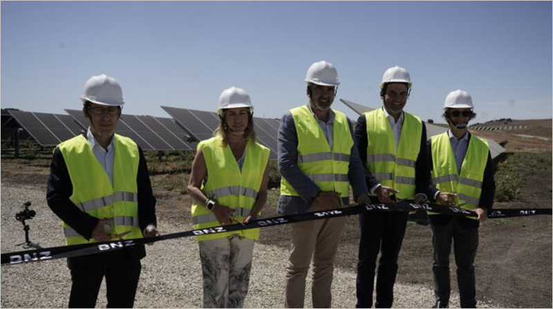 Inauguración de dos nuevos parques solares de Alcalá de los Gazules (Cádiz).