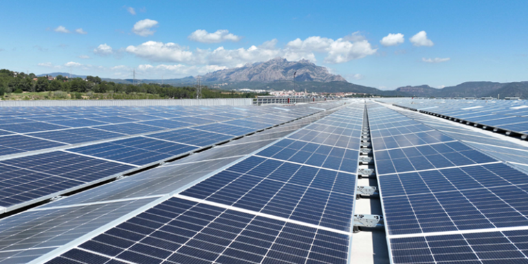 Planta fotovoltaica en Mercadona.