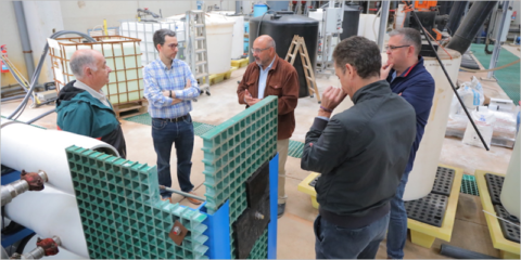 Life-Desirows avanza en su planta piloto de desalación y desnitrificación con energías renovables