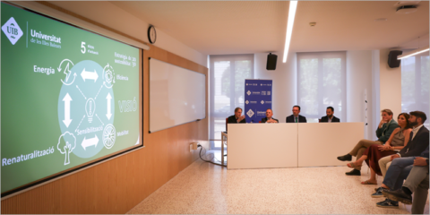 La Estrategia de sostenibilidad de la UIB impulsa el autoconsumo fotovoltaico en el campus