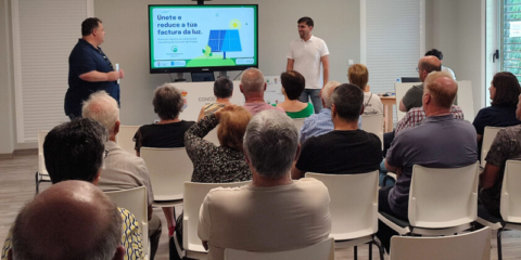 La CEL ‘Frades Energía’ dispondrá de una cubierta fotovoltaica en el polideportivo de Ponte Carreira