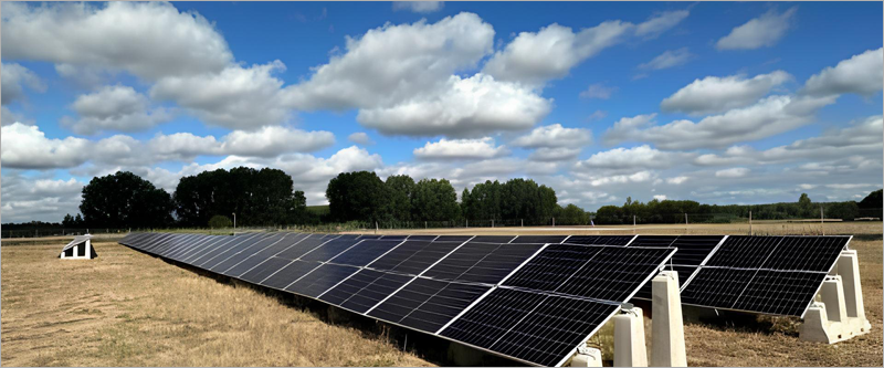 Instalación fotovoltaica en La Olmeda.