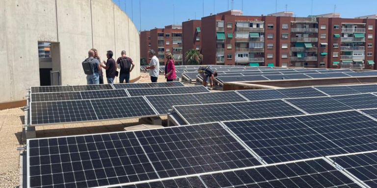 Paneles solares.