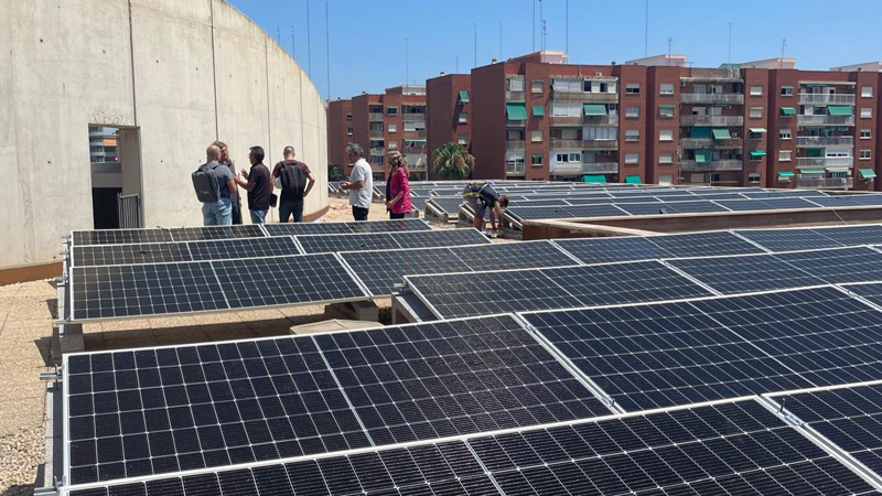 Paneles solares.