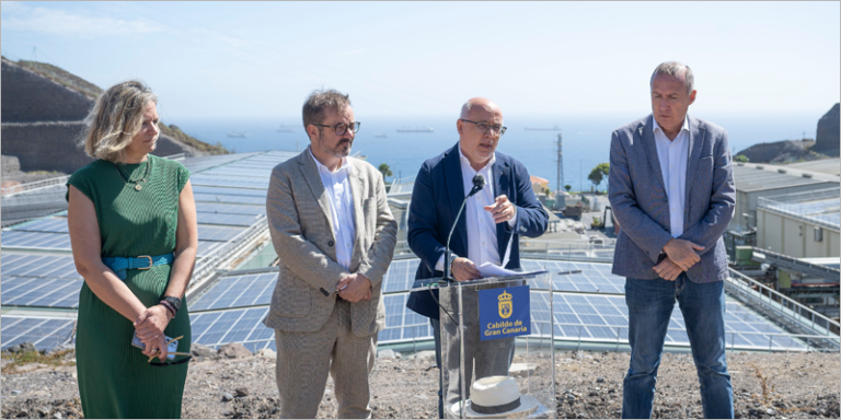 Planta fotovoltaica en Gran Canaria.