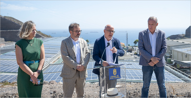 Planta fotovoltaica en Gran Canaria.