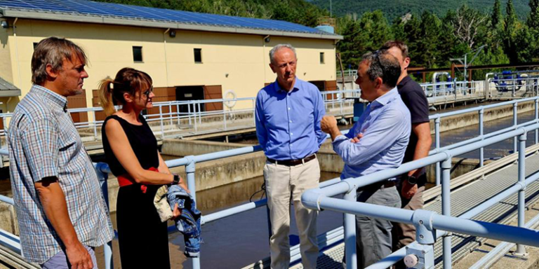 Visita a la EDAR de Biescas-Gavín.