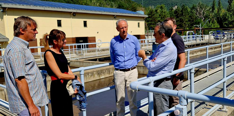 Visita a la EDAR de Biescas-Gavín.