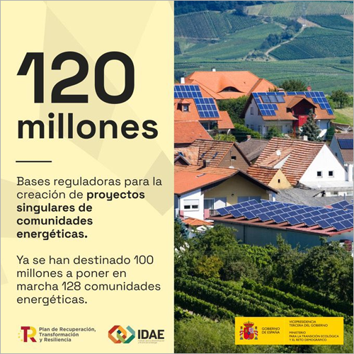 Ayudas a comunidades energéticas.