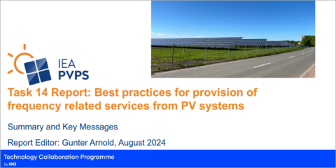 Un informe analiza la prestación de servicios de frecuencia en la red por parte de los sistemas fotovoltaicos