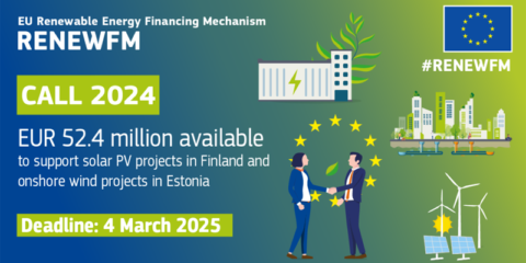 Segunda licitación de la financiación de renovables de la UE para proyectos fotovoltaicos en Finlandia