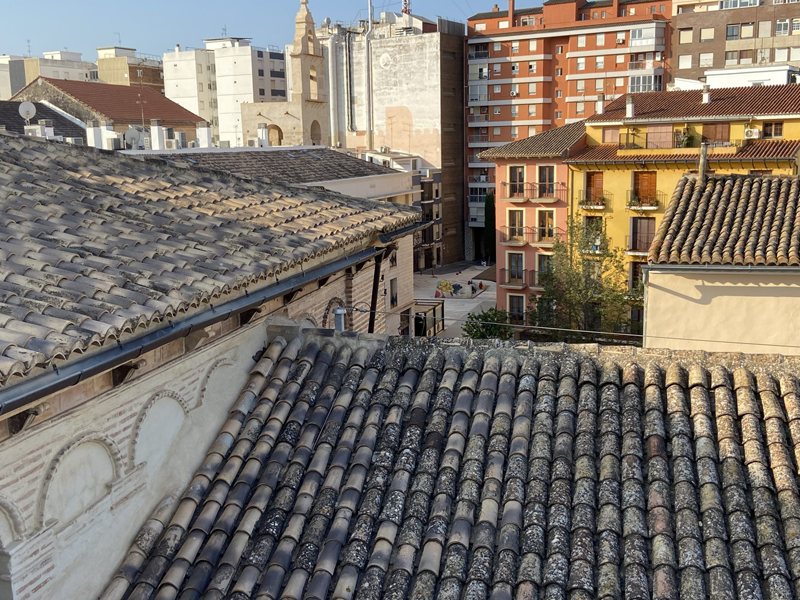 Cubiertas del barrio de la Vila en Alzira.