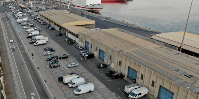 Muelle de Ribera II del Puerto de Almería.