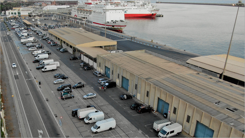 Muelle de Ribera II del Puerto de Almería.