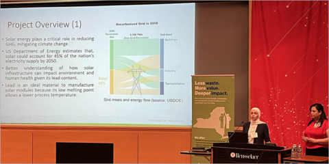 Investigadores estadounidenses buscan reducir el impacto ambiental de las células solares de perovskita