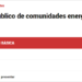 El Gobierno de Navarra lanza un registro de comunidades energéticas para favorecer su desarrollo