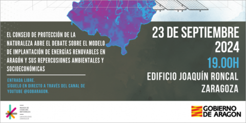 El Consejo de Protección de la Naturaleza de Aragón celebra una mesa de debate sobre renovables