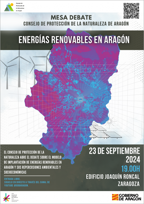 Mesa de debate del Consejo de Protección de la Naturaleza de Aragón.