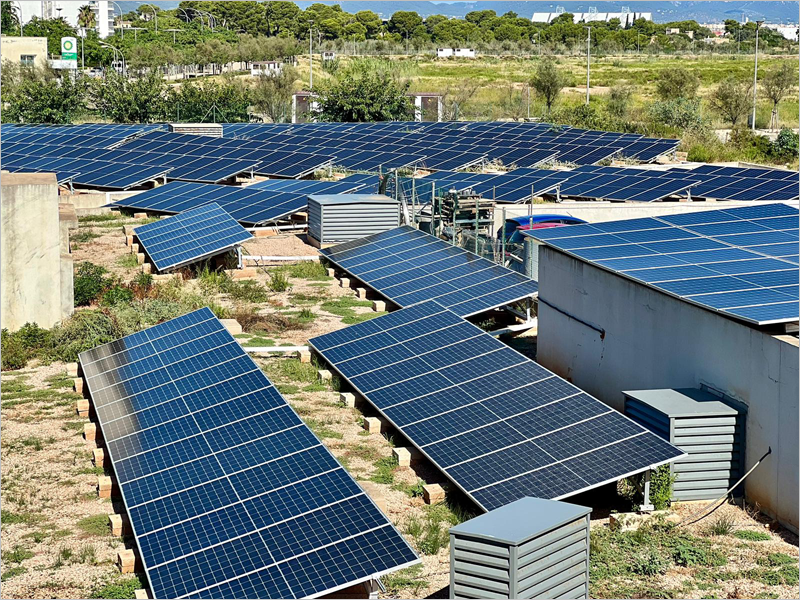 Planta fotovoltaica en Palma Aquarium.