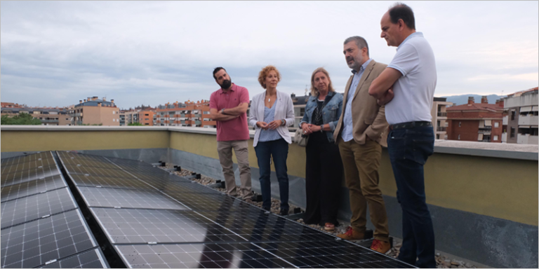 Paneles solares en Sant Joan Despí.