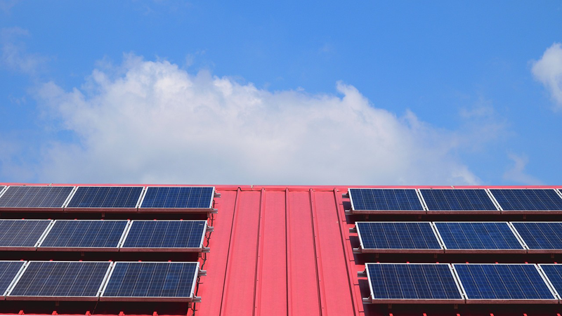 Cubiertas fotovoltaicas.