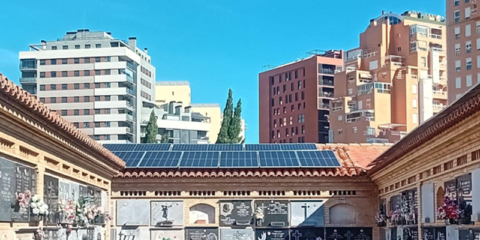 Primer cementerio de Valencia que conecta sus placas solares a la red en el proyecto ‘Requiem in Power’