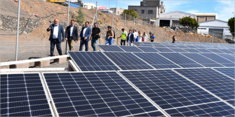 La EDAR del polígono La Campana estrena una planta fotovoltaica para autoconsumo