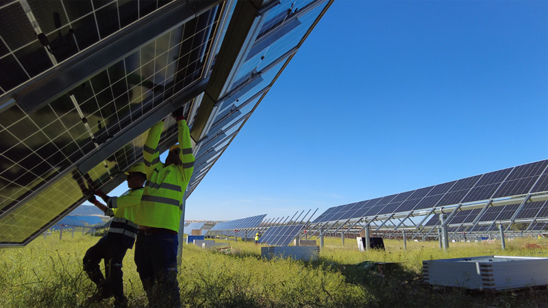 La planta fotovoltaica de El Rancho.