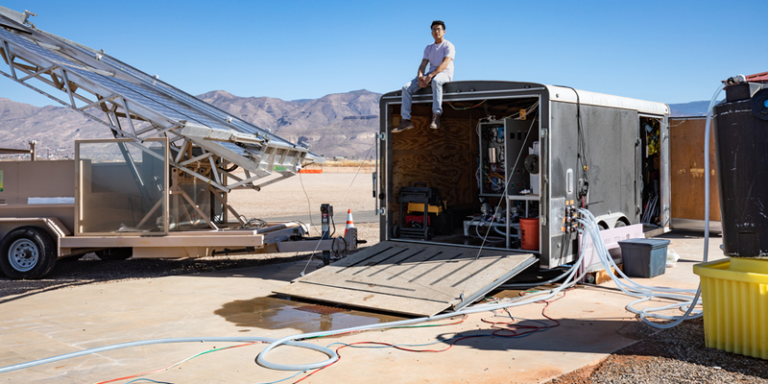 Sistema de desalinización con energía solar del MIT.