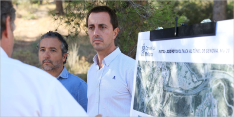 Nueva instalación fotovoltaica con excedentes para la iluminación del túnel de Génova en Mallorca