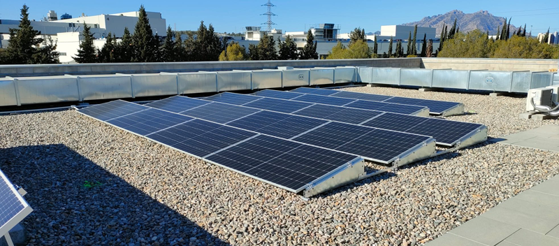 Planta fotovoltaica del Hospital Sagrat Cor.