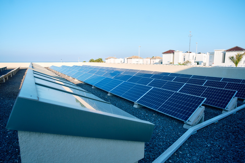 Cubierta fotovoltaica en Canarias.