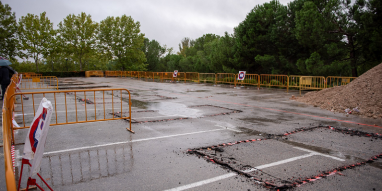 Obras en Boadilla del Monte.