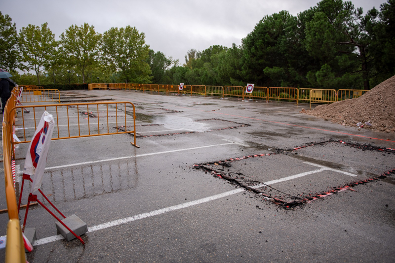 Obras en Boadilla del Monte.