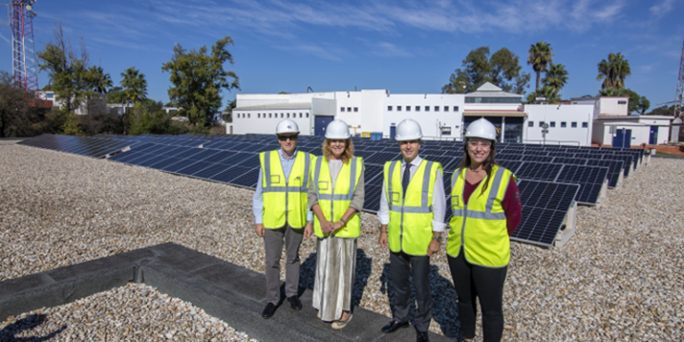 Planta fotovoltaica en Aguas de Huelva.