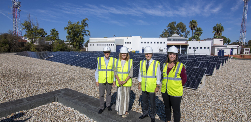 Planta fotovoltaica en Aguas de Huelva.