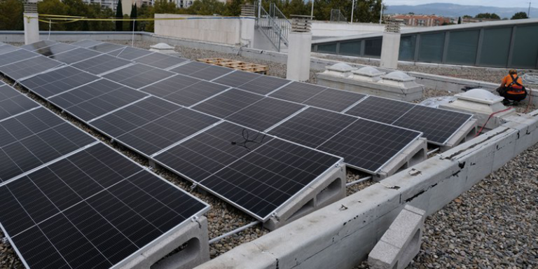 Planta fotovoltaica en Cambrils.