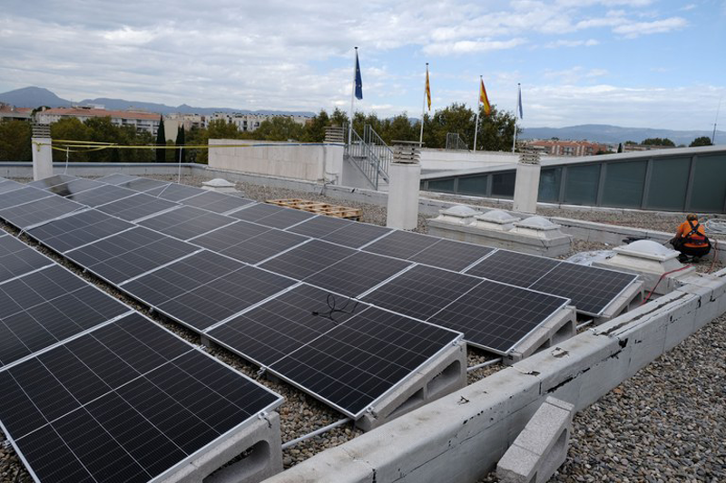 Planta fotovoltaica en Cambrils.