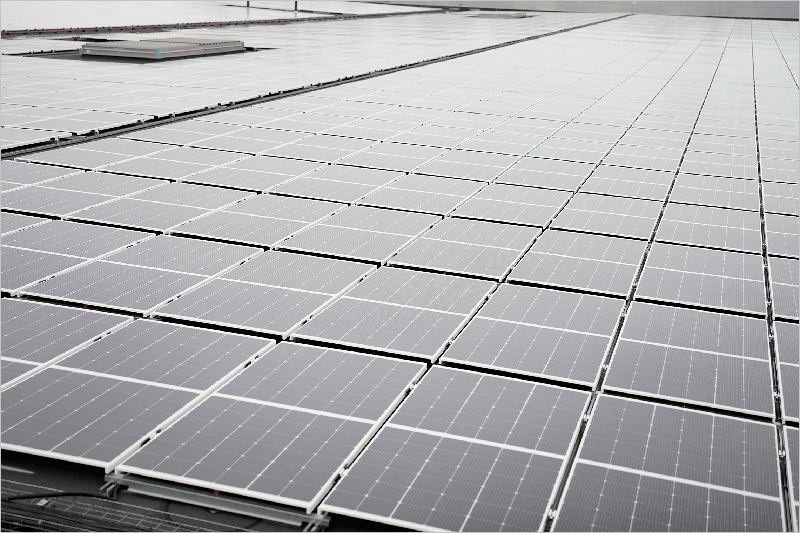 Planta fotovoltaica en las instalaciones de SABIC en Genk.